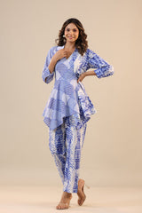 Kaira Blue Jaipur Printed Co-Ord Set