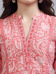 Fuscia Pink Flared Glory Tunic Top